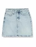 Calvin Klein Damen Regular J20J224534 A-Linien-Rock, Denim Light, 30W