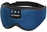 LC-dolida Schlafmaske mit Kopfhörer Bluetooth Schlafkopfhörer, Null Augendruck 3D Augenmaske,Augenabdeckung zum Schlafen Schlafbrille Seitenschläfer mit Mikrofon für Reisen/Meditation