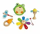 Hape Nature Band Rhythm Kit, Musikinstrument-Set für Kinder, ab 24 Monaten