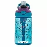 Contigo Kids’ Easy-Clean AUTOSPOUT Straw Water Bottle; BPA-free, robust water bottle; 100% leak-proof; easy-clean; ideal for daycare, preschool, school and sports; 14 oz