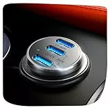 LISEN 108W Zigarettenanzünder USB C, [PD3.0 Superschnelles Laden] 3-Port Autoladegerät Zigarettenanzünder, KFZ Ladegerät USB C, Car Charger für iPhone 17 16 15 Pro Max iPad Galaxy S25