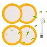 Estelife 4 Stück HEPA-Filter JV35 für Jimmy JV35 Handstaubsauger und Milbensauger, geeignet für Bett- und Matratzenreinigung