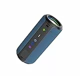 TIMU Bluetooth Lautsprecher mit Licht, Bluetooth 5.4 Musikbox, 30W Dual Lautsprecher, Dualen Bass-Treibern, 30 Std Akku, IPX7 wasserdicht, TWS Paarung, AUX, TF Karte, Geeignet Outdoor/Party/Reisen