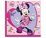 Procos Folat 93832P Servietten FSC Minnie Mouse 33x33cm-20 Stück, Rosa, Mittel