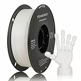 PETG Filament 1.75mm, TINMORRY Rapid PETG-Eco 3D Druck Filament, Kompatibel mit Bambu Lab/Creality K1C / FLASHFORGE Adventurer 5M /Anycubic Kobra 3 / QIDI FDM 3D Drucker, 1 KG 1 Spule, ElfenbeinWeiß