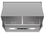 Bosch DEM66AC00 Serie 2 Zwischenbauhaube, 60 cm breit, Um- & Abluft, LED-Beleuchtung gleichmäßige Ausleuchtung, Drucktastenschalter, 3 Leistungsstufen, Metallfettfilter spülmaschinengeeignet