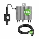 Deye Mikro Wechselrichter 800W – Wechselrichter Balkonkraftwerk + MPPT Microwechselrichter 800 Watt – IP67 wetterfest – Plug & Play Mikrowechselrichter 800W für PV Anlage & Solarstrom Einspeisung