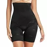 Joyshaper Shapewear Damen Bauchweg Unterhose Miederbody Miederpant Stark Formend Hohe Taille Nahtlose Miederhose Bauchkontrolle Höschen Shaping Unterwäsche Schwarz XL