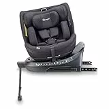 babyGO Move 360 Kindersitz nach neuer I-Size Norm - Kindersitz/Autositz für Kinder (40-150 cm) Schwarz