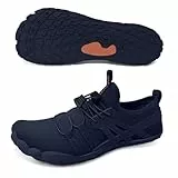 OHiZVZV Badeschuhe Herren Aquaschuhe Damen Slip On Atmungsaktiv Schnelltrocknend Wasserschuhe Trainer Schuhe Outdoor Sommer Unisex