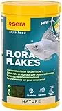 sera Flora Nature 1000 ml Pflanzenfutter aus Flocken mit ballaststoff- & carotinoidreichen Inhaltsstoffen, Flockenfutter fürs Aquarium, Fischfutter mit hoher Futterverwertbarkeit, somit weniger Algen