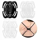 6 Stück BH Träger Clip, optimales BH Zubehör Damen BH Träger Halter, Unsichtbar BH Träger Clip Set für Brautkleider, Fitnesssport, Verhindern Schultergurte Rutschen