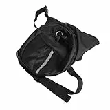 Dioche Nylon-Hüfttasche, Beintasche, Verstellbare Gürteltasche, Gürteltasche für Herren, Schwarz, 13,78 X 9,84 X 1,18 Zoll, 185 G
