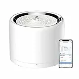 PETKIT Drahtlose Wasserpumpe Automatische intelligenter Trinkbrunnen für Katze und Hund, Auskleidung aus rostfreiem Stahl, Beherbergt Nicht leicht Bakterien