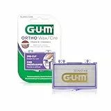 GUM Ortho Wachs Mint haftet gut an Brackets und schützt die Mundschleimhaut vor Verletzungen, 1 St. Packung