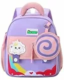 Makukke Lässig Kinderrucksack für ab 2 Jahre 6l - Rucksack Mädchen & Kindergartenrucksack Jungen - kindergarten Reiserucksack Wanderrucksack Kinderrucksack mit Brustgurt
