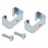 Kerbl 2X Adapterklammern für Festzaunsystem Weidezaun T-Pfähle