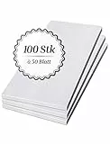 Feinwälder Kellnerblöcke 100 Stück – 50 Blatt blanko, 7x15 cm, Notizblöcke für Gastronomie, Serviceblöcke, Hochwertiges Papier (1)