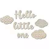 Papierdrachen Wanddekoration aus Holz - ideale Deko für das Kinderzimmer - Wooden Cutout - Vintage - Boho - Größe ca. 35 x 55 cm - Hello Little one - Set 7