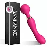 Dildo Vibrator Sex Spielzeug für die Frau, G Punkt Vibratoren mit Klitorisstimulation für Frauen mit 8 * 20 modus,Vibratorensets für Frauen Klitoris Stimulator für Sie (Rose Red)