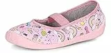 Ladeheid Kinder Mädchen Hausschuhe LARW008 (Rosa Regenbogen, 27 EU)