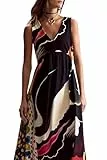 Desigual Damen Japan Opart Lacroix Kleid, Schwarz, X-Large