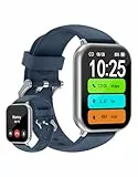 HUAKUA Smartwatch mit Telefonfunktion für Damen Herren,100+ Sportmodi Fitnessuhr mit Pulsmesser SpO2 Messung Schlafüberwachung Nachrichten für Android iOS