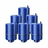 6 Stück RF9999 Wasserhahn-Ersatzfilterkartusche, Kompatibel Mit PUR/PUR PLUS Wasserhahn-Filtrationssystemen