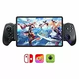 abxylute S8 Bluetooth Mobile Controller für iPhone15/16/17, iPad, Android-Handys, Tablets, Switch 1 & 2 – Drahtloses Gamepad mit Hall-Sensor Joystick, Hall-Sensor Trigger, Schwarz (black)