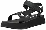 Calvin Klein Jeans Damen Sandalen Webbing Sandal Sommer, Schwarz (Triple Black), 39