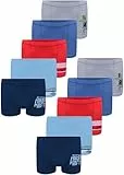 LOREZA ® 10 Pack Jungen Boxershorts aus Baumwolle Unterhosen (128-134 (8-9Jahre), Modell 5)