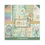 Stamperia - Scrapbook Paper Pad for Scrapbooks, Albums, Cards, Bullet Journals and More, Acid Free, Double-Sided, Perfect for Hobbies, Crafts, and Gifting (Daisy Art) (30.5 x 30.5cm)