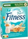 Nestlé Fitness Joghurt, Frühstückscerealien mit Vollkorn und teilweise Joghurtgeschmack, 1er Pack (1x350g)