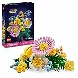 LEGO Botanicals Kleiner Sommerstrauß - Glockenblumen, Rosen, Tulpen und Kunstblumen – Blumen Deko für Zuhause – DIY Set - Geschenk zu Weihnachten für Kinder ab 9 Jahren – Geburtstagsgeschenk – 10347