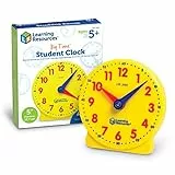 Learning Resources Lernmittel Big Time Learning 12-Stunden-Lernuhr, lernuhr grundschule, lernuhr, Uhr Lernen, Uhr zum Lernen für Kinder, uhrzeit Lernen, Uhr Lernen für Kinder ab 5