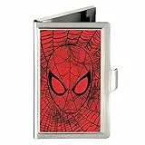 Buckle Down Herren Business Card Holder-Spider-Man Geldbörse, Mehrfarbig, 9.4 cm x 6.3 cm