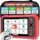 LAUNCH CRP129E Plus OBD2 Diagnosegerät Alle System Scanner mit 12 Reset, ABS/Einspritzdüsen-Codierung/Öl/Drosselklappe/EPB/DPF/SAS/TPMS Reset/Batterieabgleich, lebenslanges WiFi-Update, 2025 Modelle
