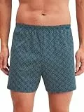 CALIDA Prints Boxershorts Herren, mit stoffüberzogenem Bund, aus 100% Baumwolle, ohne Eingriff Blue Print 52-54