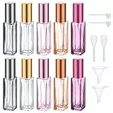 Segbeauty Parfümzerstäuber Nachfüllbar, Parfum Zerstäuber für Unterwegs, Parfümzerstäuber 10ml,10 Stück Refillable Perfume Bottle, Parfüm Zerstäuber für Handtasche
