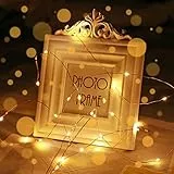 Yizhet LED Lichterkette 5m 50LEDs Draht Micro Lichterkette USB LED Kupferdraht Lichterketten Warmweiß für Dekoration Hochzeit, Party, Schlafzimmer, Garten, Feste (Warmweiß)
