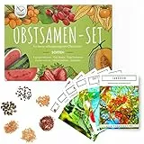 Obst Samen Set mit 6 exotischen Sorten - Obst Samen Anzuchtset für deinen eigenen Obstgarten ideal für Hochbeet, Garten & Balkon