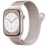 OULUOQI Kompatibel mit Apple Watch Armband 40mm 42mm 41mm 38mm 46mm 45mm 44mm Damen Herren, Einstellbar Edelstahl Metall Armbänder für iWatch Series 11 10 9 8 7 6 5 4 2 SE 3 Ultra 3