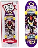 Tech Deck, Finesse und Sonic The Hedgehog Handboard, Mini-Skateboard für Tricks mit den Händen, original Skate- und Lizenz-Grafiken, ab 6 Jahren, Nicht zum Draufstellen geeigent