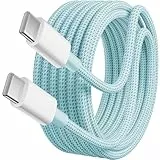 Txtcu USB C auf USB C Kabel 2M, 60W Typ C Ladekabel Schnellladekabel Phone 15 Ladekabel Kompatibel for Phone 15/Plus/Pro Max, Samsung Galaxy S24 S23 S22, Pixel 7 Pro, MacBook Pro 2021, iPad Pro