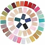 GOTDYBST 50 Stück BH Verlängerung 2 Haken 3 Reihen, Stretch-Unterwäsche Verlängerungsschnalle, Bequem Und Elastisch, BH Verschluss Erweiterung Für Alle Gängigen BH-Modelle