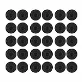 WINOMO Ohrhörer-Accessoires: 15 Paar Ersatz-Schwamm-Abdeckungen für Ohrhörer Kopfhörer, Weiche Ohr-Pads Abdeckungen, Schwarz, Schaum, Kompatibel für Bang Olufsen A8 Earset, MX uvm.
