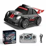 Elprico RC-Drift-Auto mit Kamera, 1080p Intelligentes KI-Tracking-Rennfahrzeug mit 2,4-Zoll-LCD-Bildschirm-Fernbedienung für Jungen-Anfänger (Black)