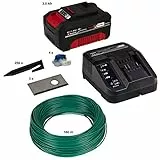 Einhell Mähroboter-Zubehör Installations Kit 800 m² (für Mähroboter FREELEXO, Rasenflächen bis 800 m², inkl. 3 Ah Power X-Change Akku, 3 Klingen, 180 m Begrenzungsdraht)