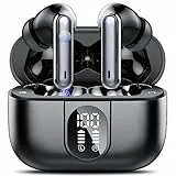 AI Kopfhörer Übersetzer, 3-in-1Bluetooth 5.3 Echtzeit Sprachübersetzer Kopfhörer mit 164 Sprachen/6 Übersetzungsmodi, 40Std Übersetzer Ohrhörer mit ENC Mic und App für Lernen, Reisen, Business Schwarz