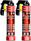 F-Exx 8.0 F - Schaum-Feuerlöscher für Haushalt und Küche - 2X 800ml Löschspray Made in Germany